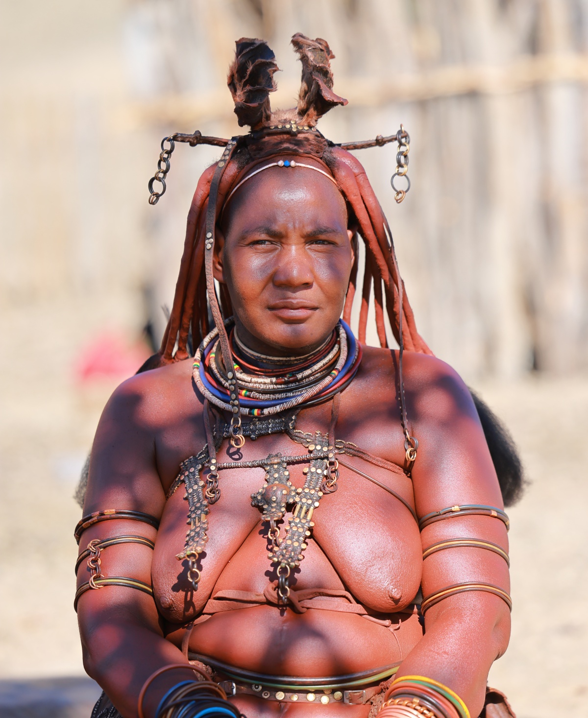 Opuwo - Himba village - Woman