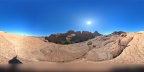 Spitzkoppe - The rock arch - 360 panorama
