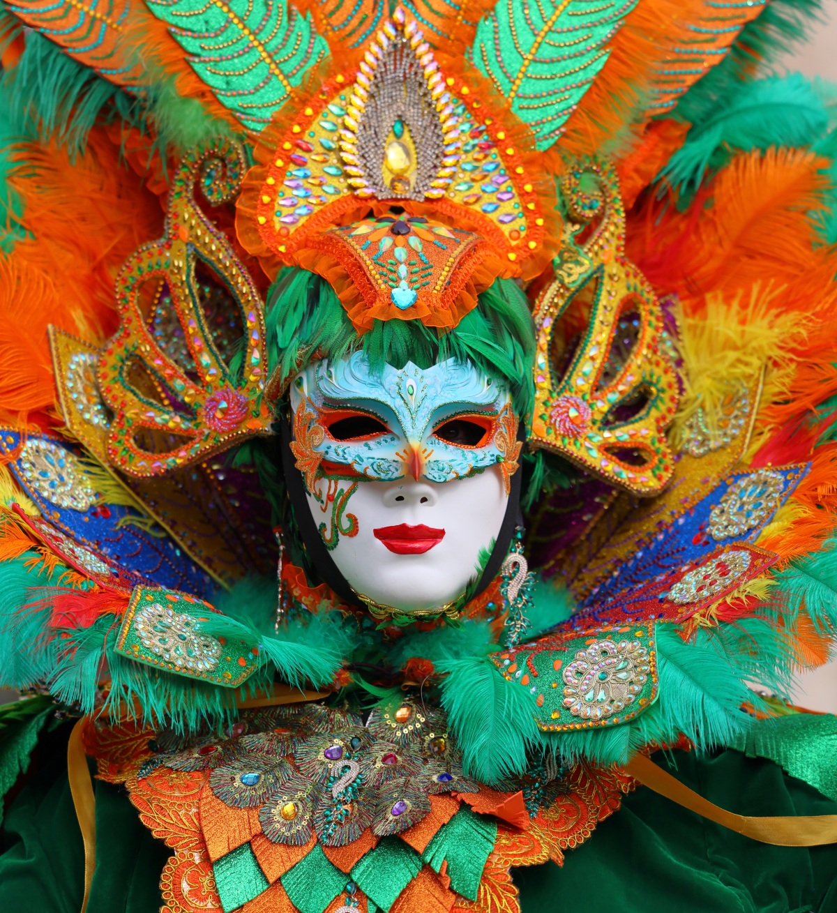 Arsenale - Orange green mask